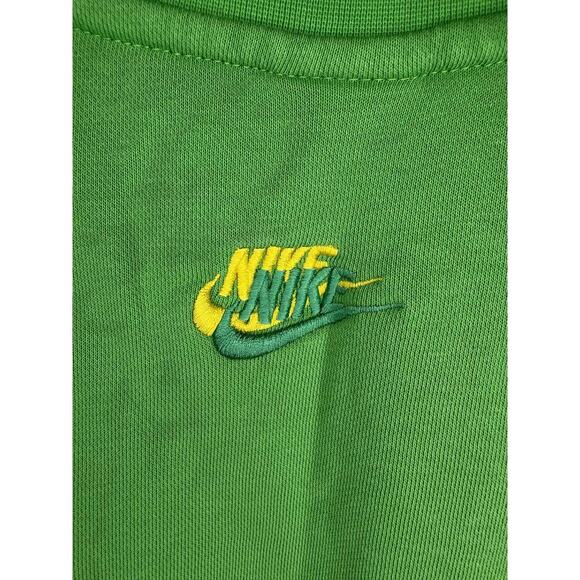 Nike Sportswear French Terry Essentials Crew Neck Sweatshirt Light Green Small - Picture 6 of 15
